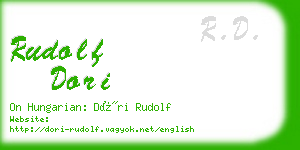 rudolf dori business card